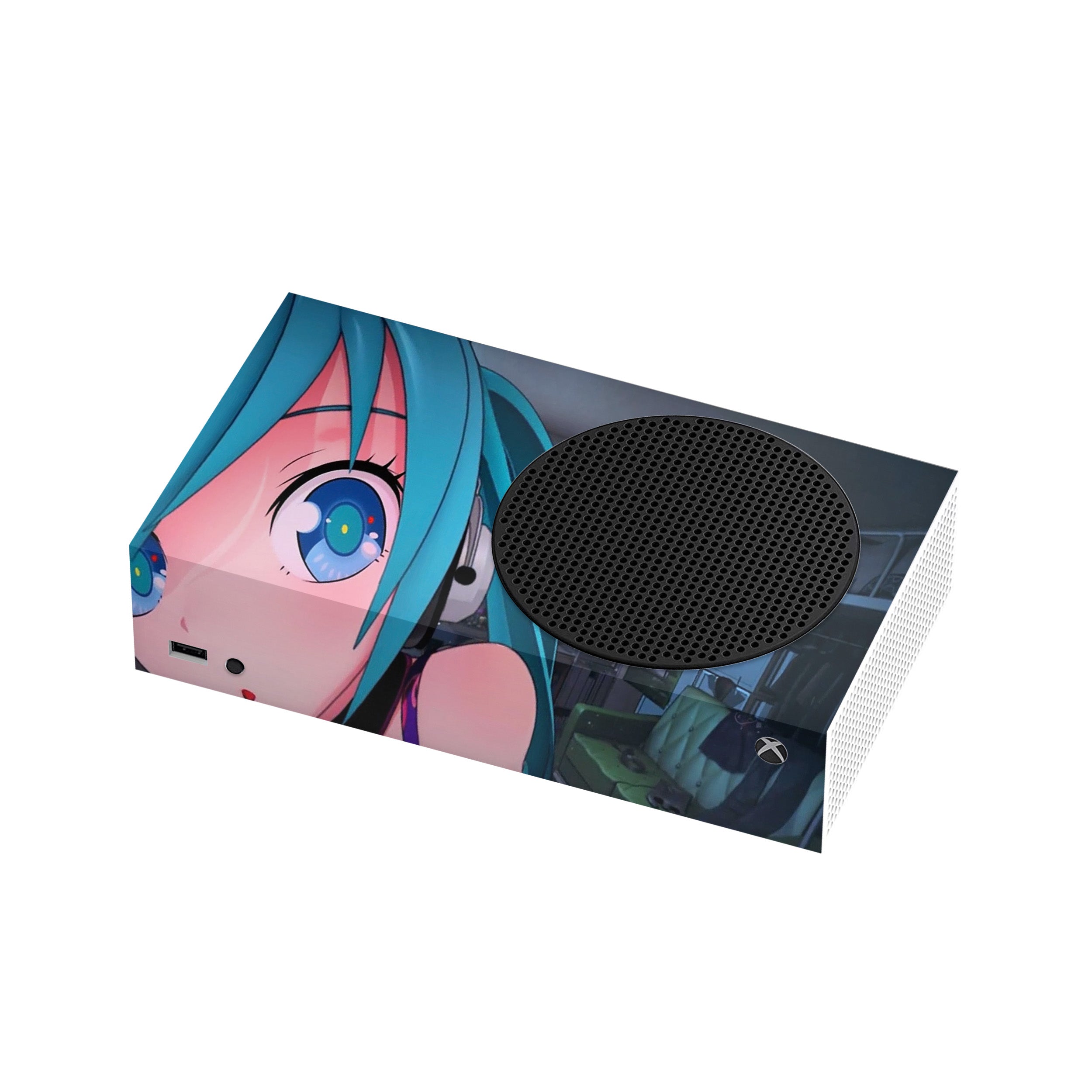 Blue Heroine Xbox Series S Skin