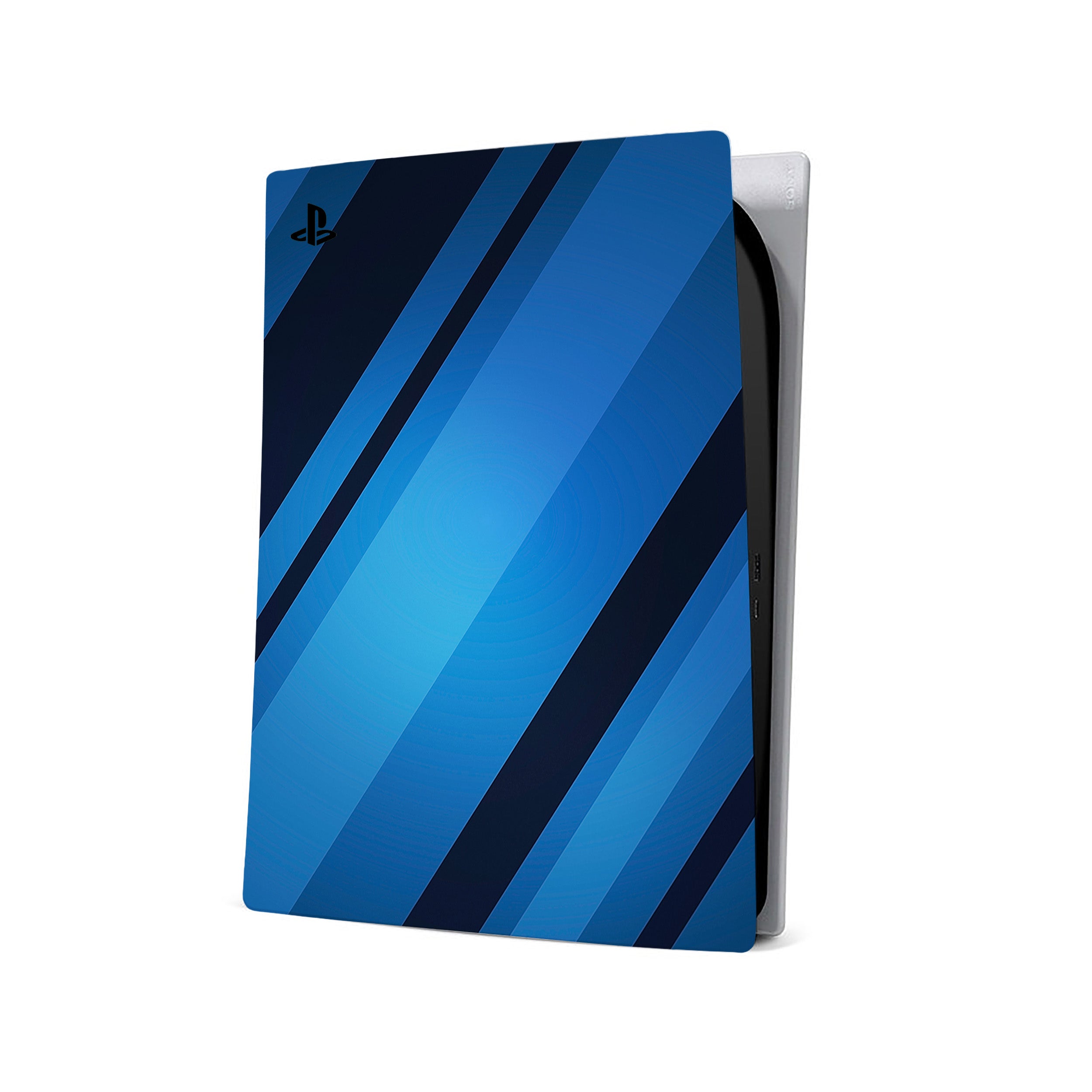 Blue Streaks PS5 Digital Skin