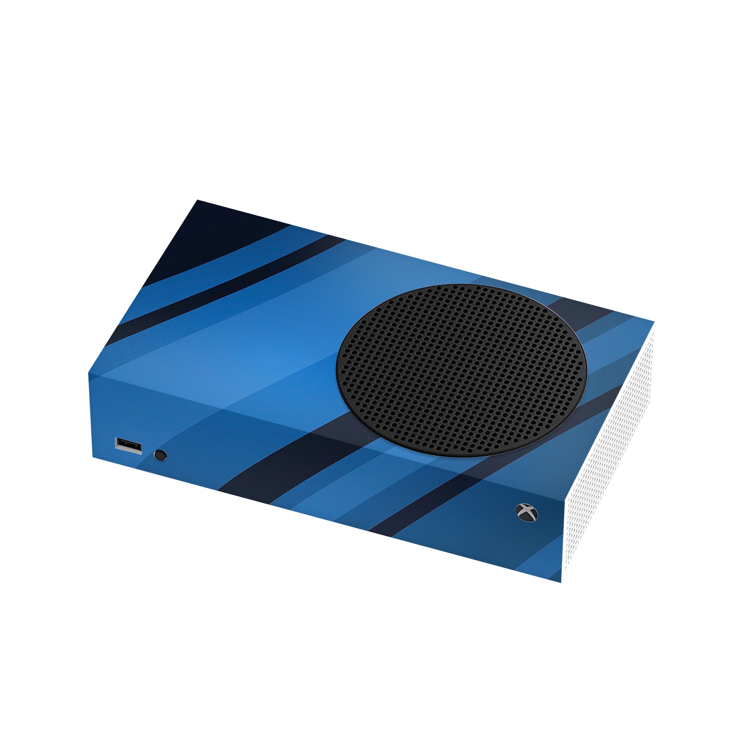 Blue Streaks Xbox Series S Skin