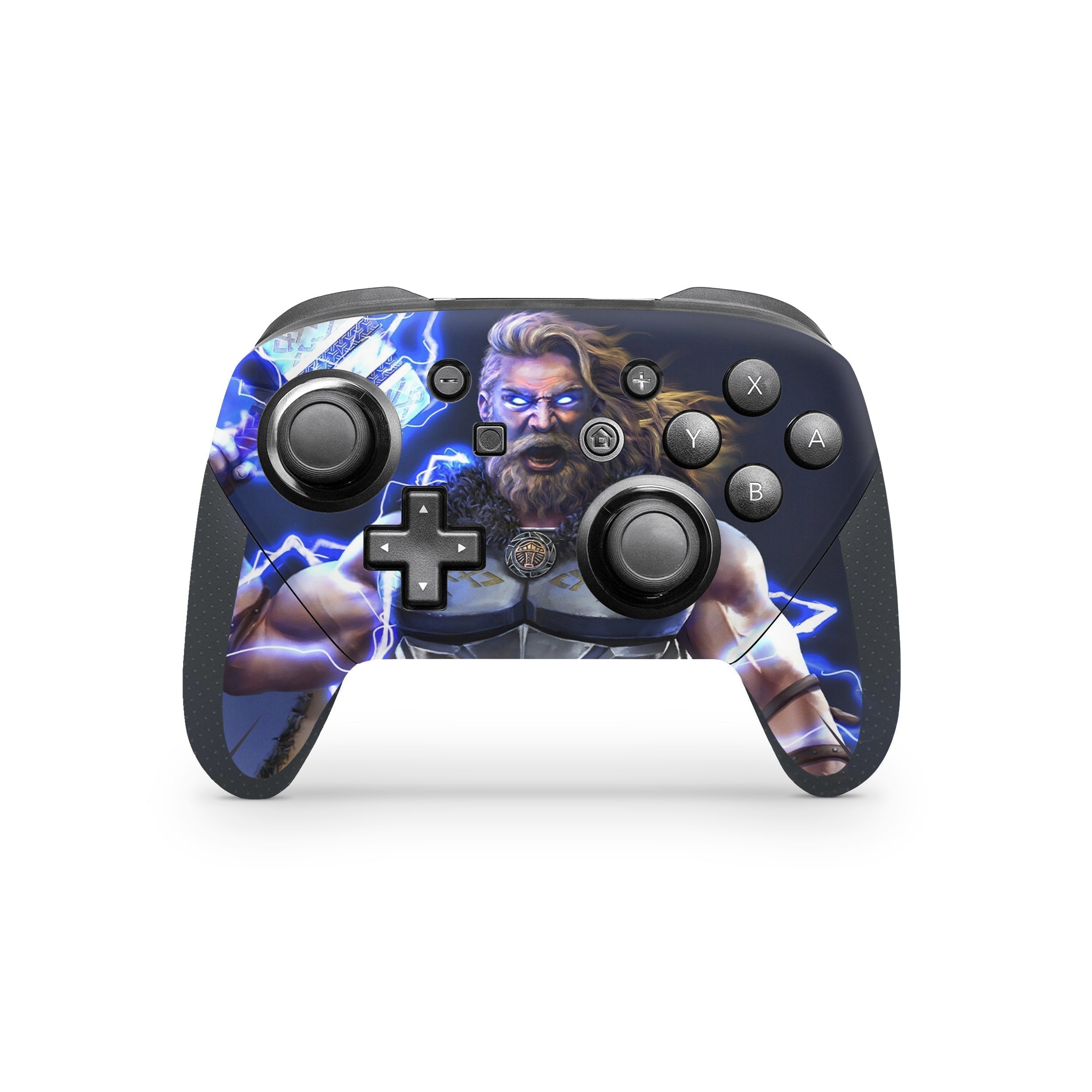 Thunder God Nintendo Switch Pro Controller Skin