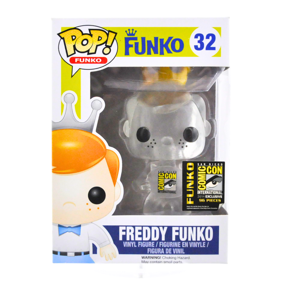 Freddy Funko (Clear) 32 - 2014 SDCC Exclusive/96 Made