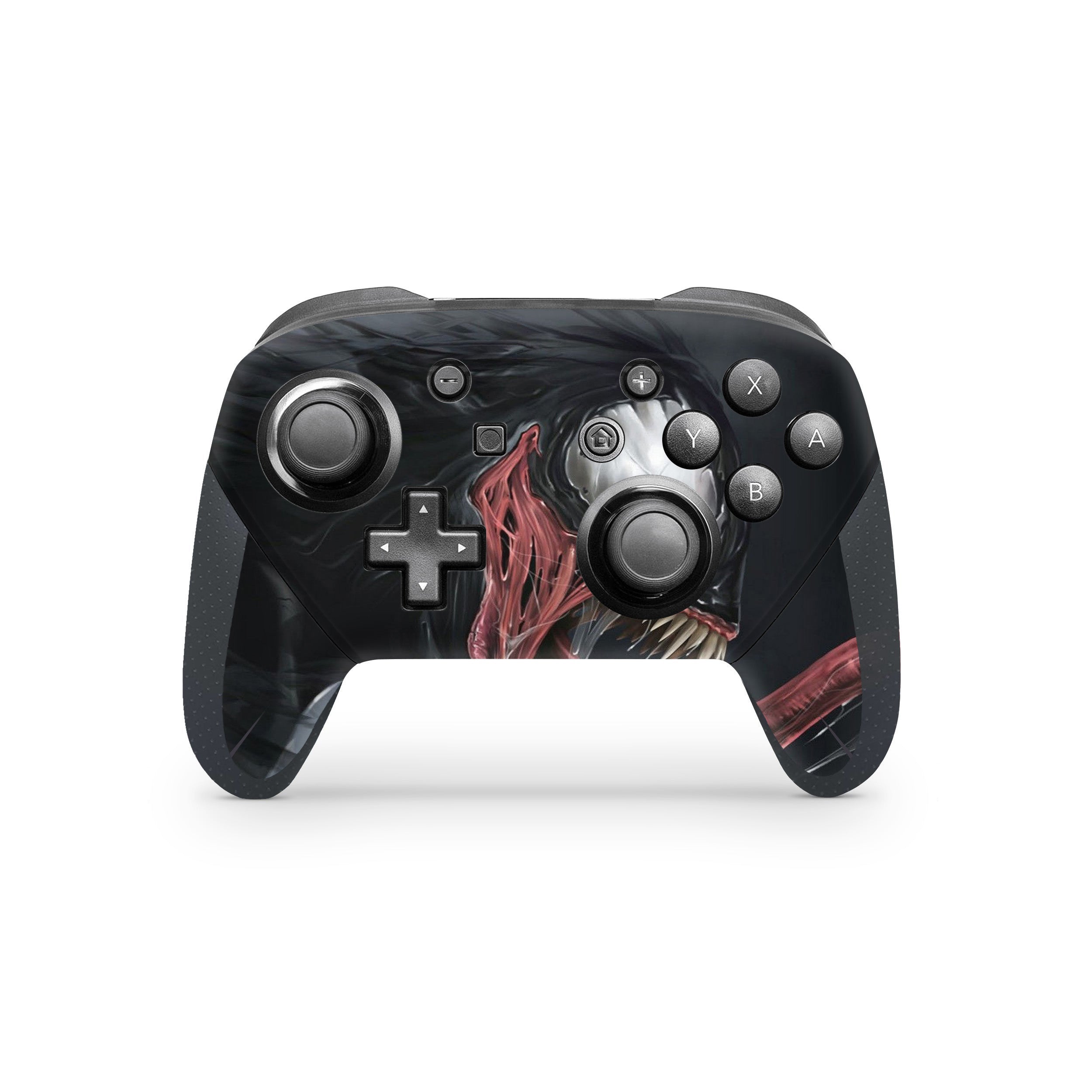 Dark Symbiote Nintendo Switch Pro Controller Skin