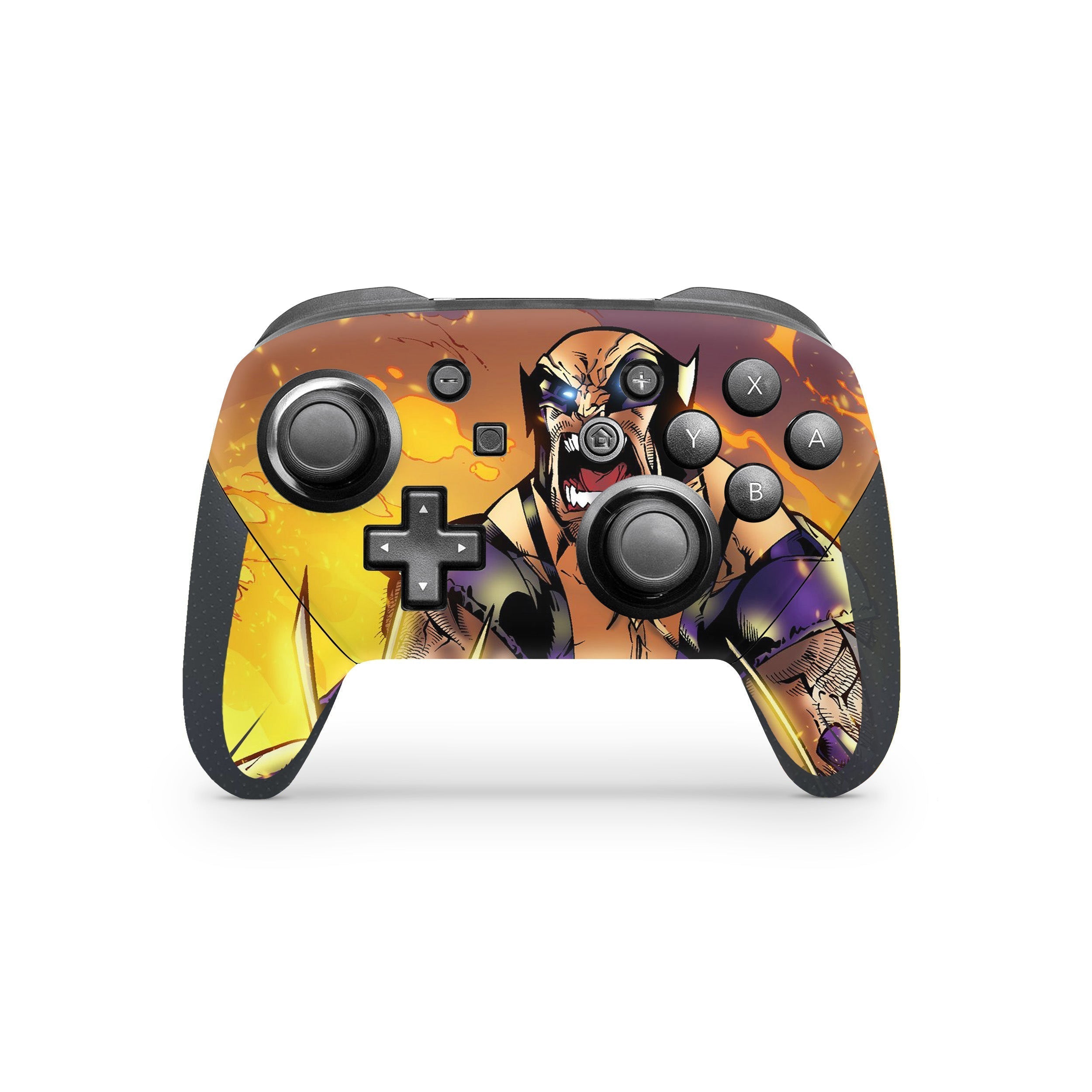 Metallic Claws Nintendo Switch Pro Controller Skin