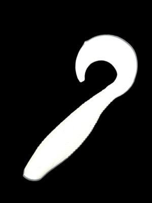 Shad Grub 2.5" - White