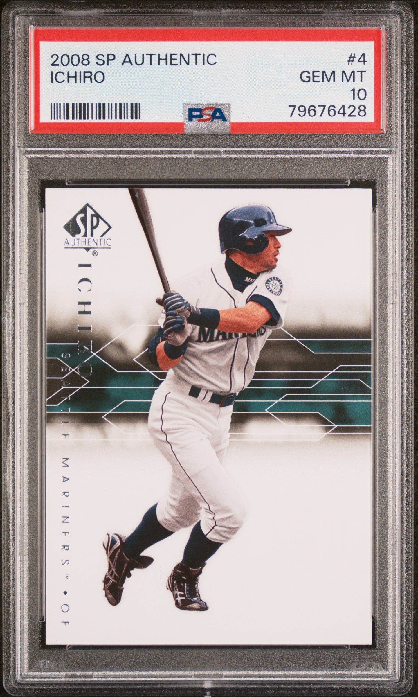 2008 SP AUTHENTIC ICHIRO  #4 - PSA 10