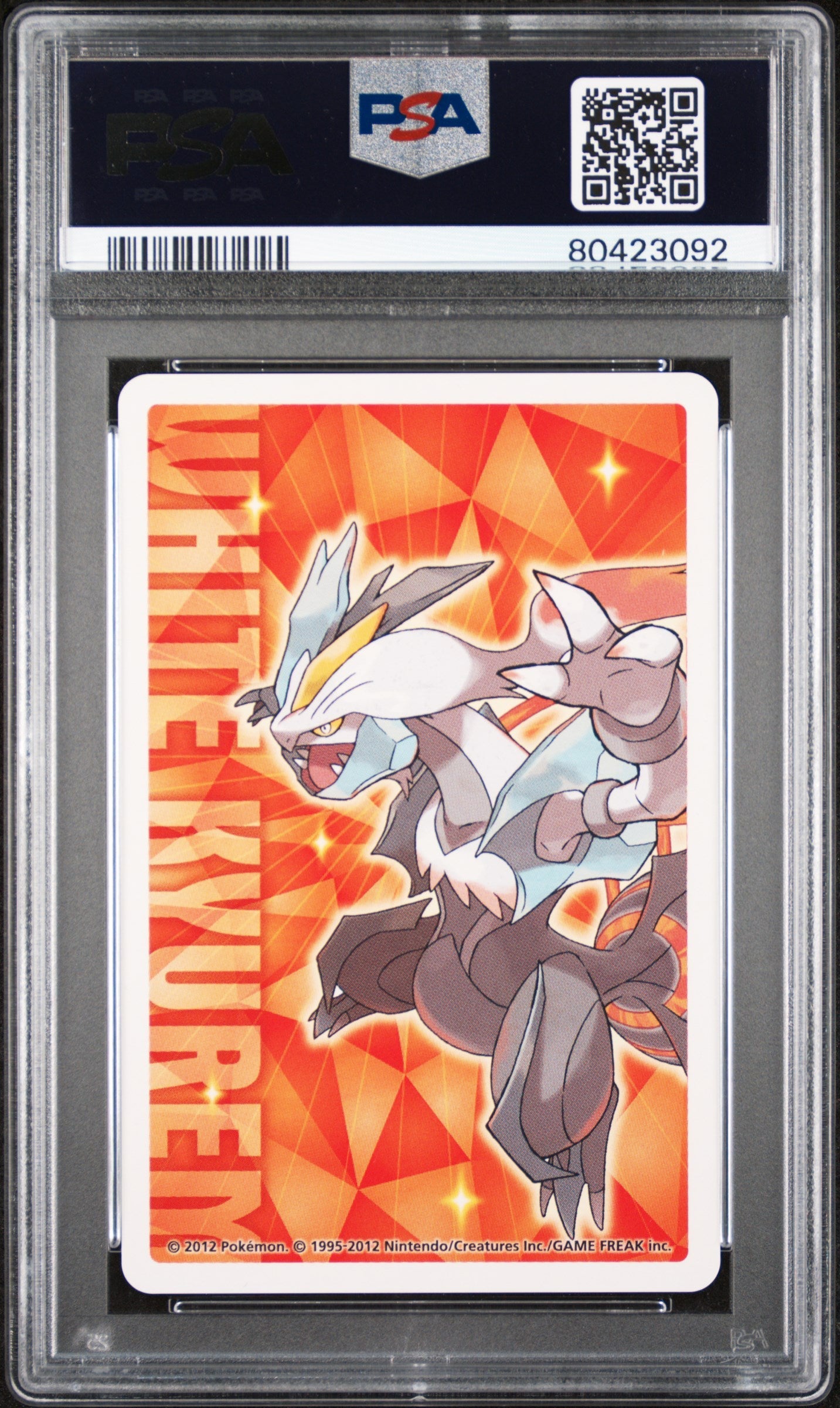 2012 POKEMON WHITE 2 PLAYING CARDS GROWLITHE 4 OF DIAMONDS PSA 9