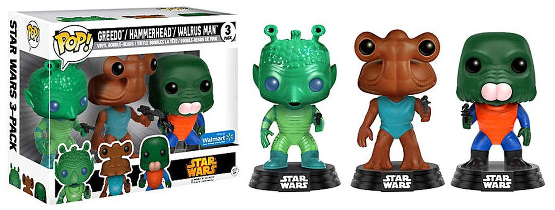 Greedo/Hammerhead/Walrus Man 3-pk - Walmart Exclusive